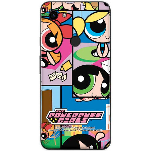 Cartoon Network Powerpuff Girls Patches Google Pixel 3a Skin